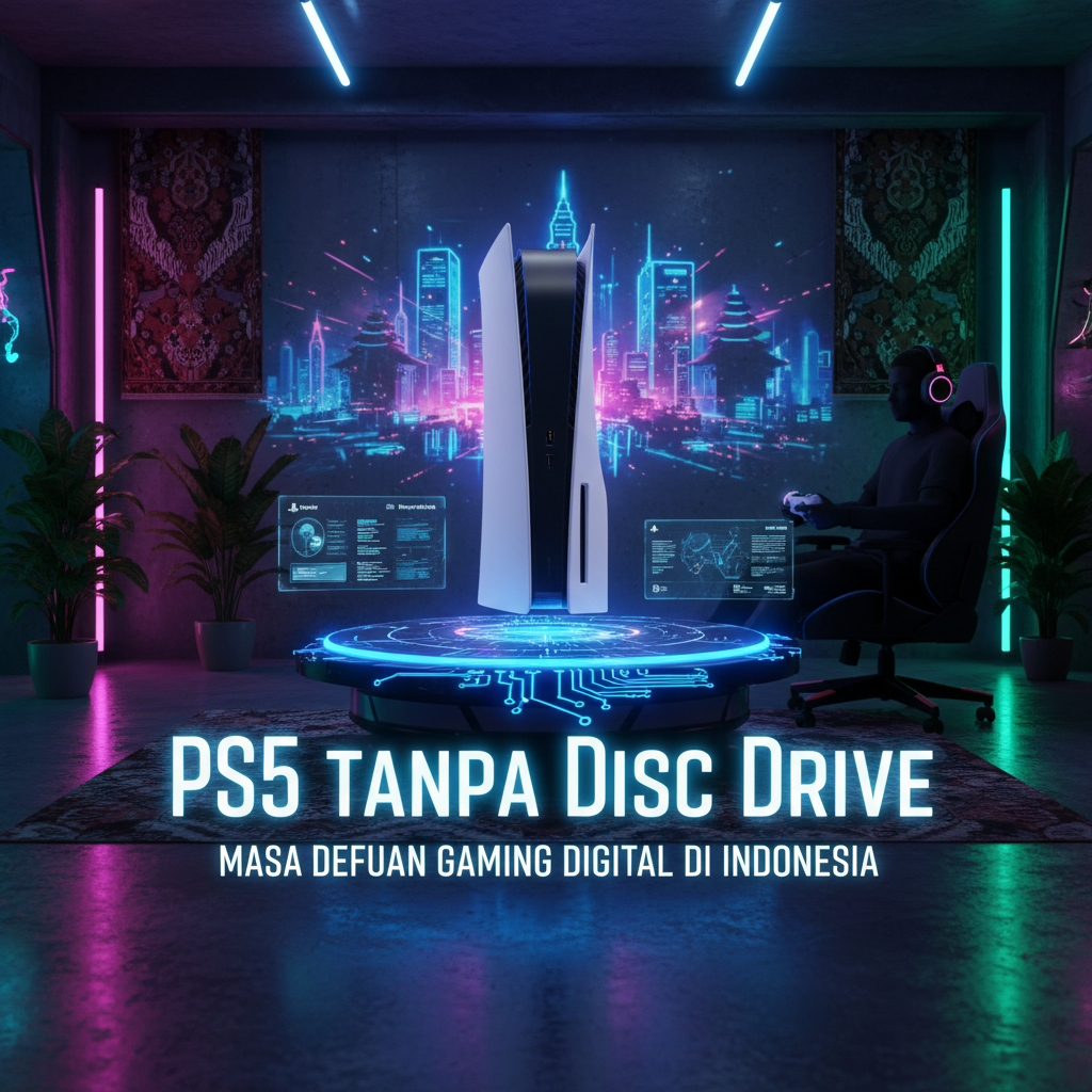 PlayStation 5 tanpa disc drive