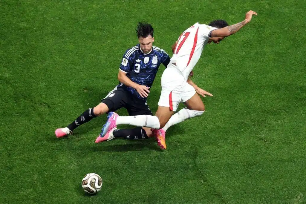 skor argentina vs inggris
