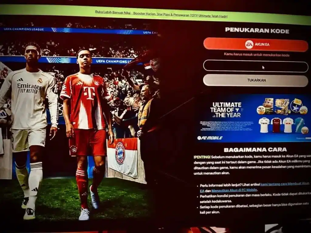 kode redeem fc mobile